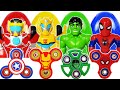 Spider-Man vs Goblin Battle! Avengers Go~! Hulk, Iron Man, Thor, Captain America, Fidget Spinner