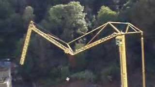 Grua torre en camión