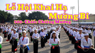500 chiếc chiêng khai Hội -Lễ Hội Khai Hạ Mường Bi. Tân Lạc Hòa Bình - Lễ Hội Của Ngừi Mường