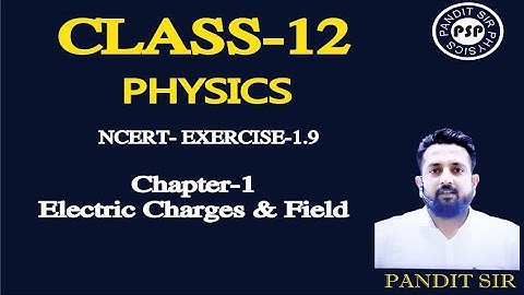 NCERT class 12 Physics  Exercise Question 1.9
