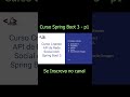 Curso Criando API de Rede Social Com Spring Boot 3   p1 #springboot #machinelearning #coding #doctor