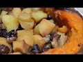 Тыква запеченная с фруктами. Это взрыв вкуса! Продолжаем есть вкусно и полезно!