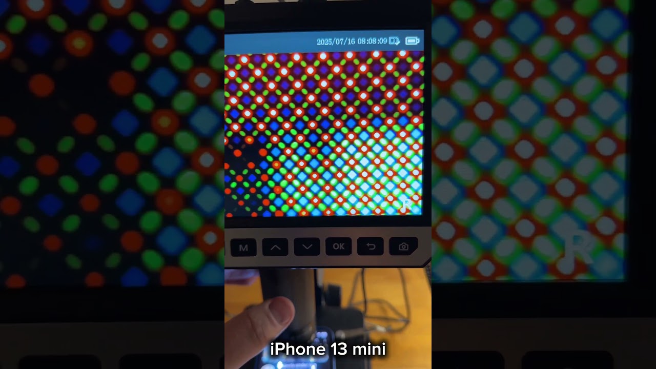 iPhone 13 mini vs Samsung S20+ Under the Microscope! 📱🔬