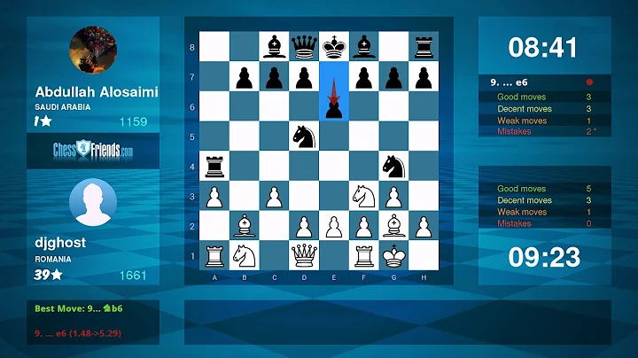 Chess Game Analysis: djghost - Abdullah Alosaimi :...
