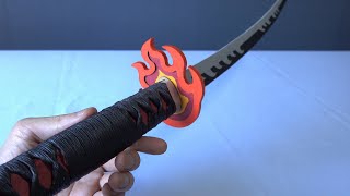 PaperCraft/Tamkorp's nichirin sword DIY/Demon Slayer #papersmith