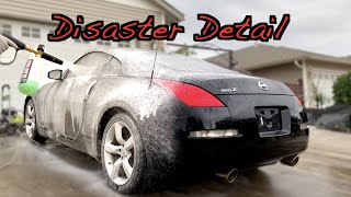 Detailing a Nissan 350z From Salvage Junk Yard - Full Transformation