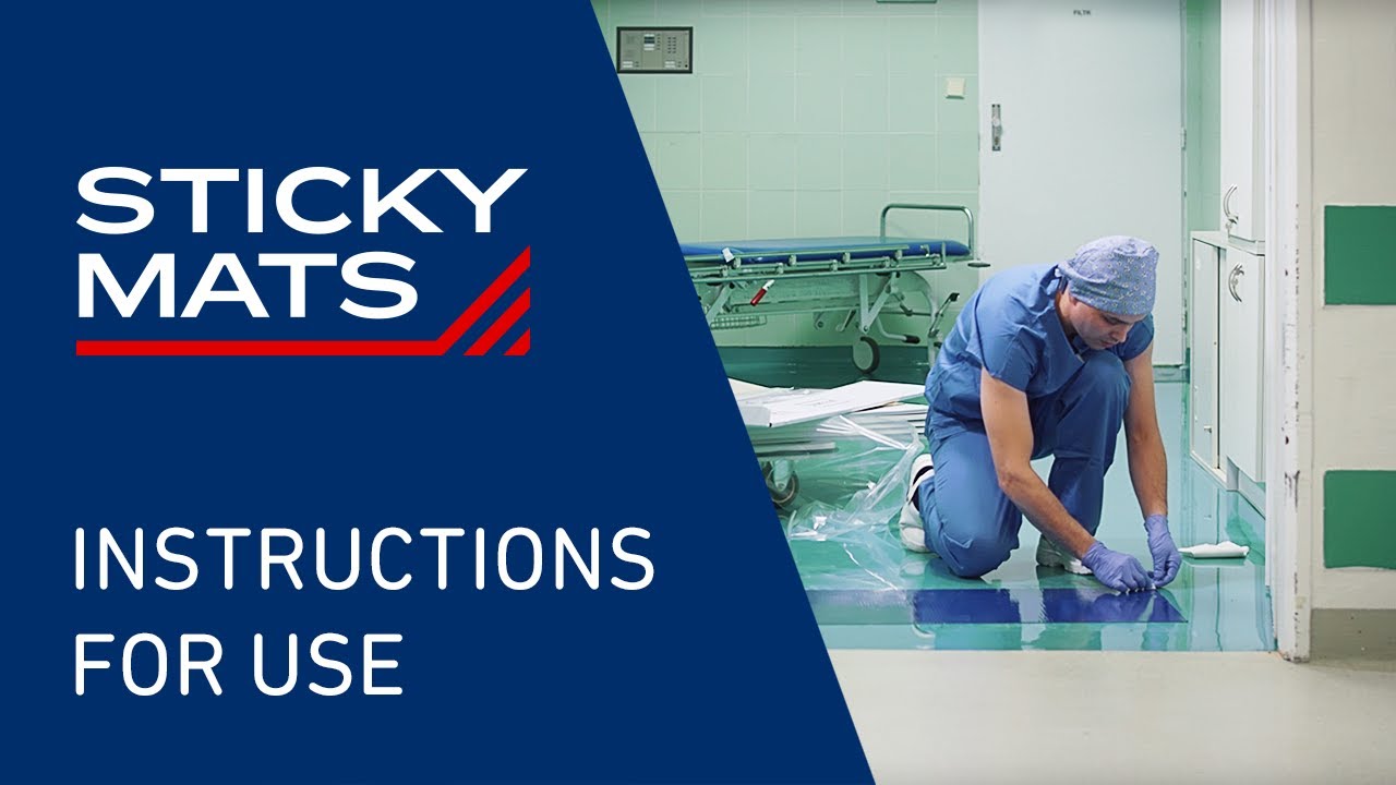 18 x 36 4.5 C Blue Sticky mat Cleanroom Tacky Mats/PVC Sticky Mats/Adhesive Pads 30 Layers per mat for Home/Laboratories/Medical Offices use 3 mats/Box Used for Floor 