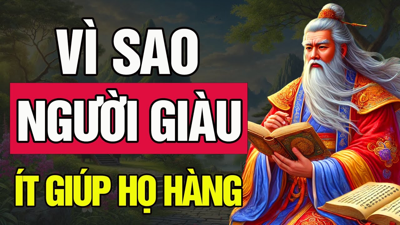 Cổ Nhân Dạy Bí Mật Tại Sao NGƯỜI GIÀU ÍT GIÚP HỌ HÀNG - Bài Học Cổ Nhân ...