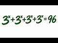 Olympiad Maths challenge| can you solve this tricky Algebra - Exponential equation?