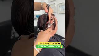 EASY PIXIE HAIRCUT LAYERS CONNECTION: Complete Tutorial Linked Below! 🔥🔥🔥