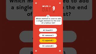 #Day 9 of 100 #codingquiz #correctcoding #codingcommunity #python #pythonprogramming #pythontutorial