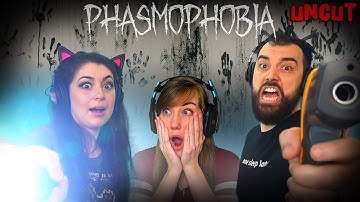 Trying 3 player Phasmophobia for the first time! (uncut)