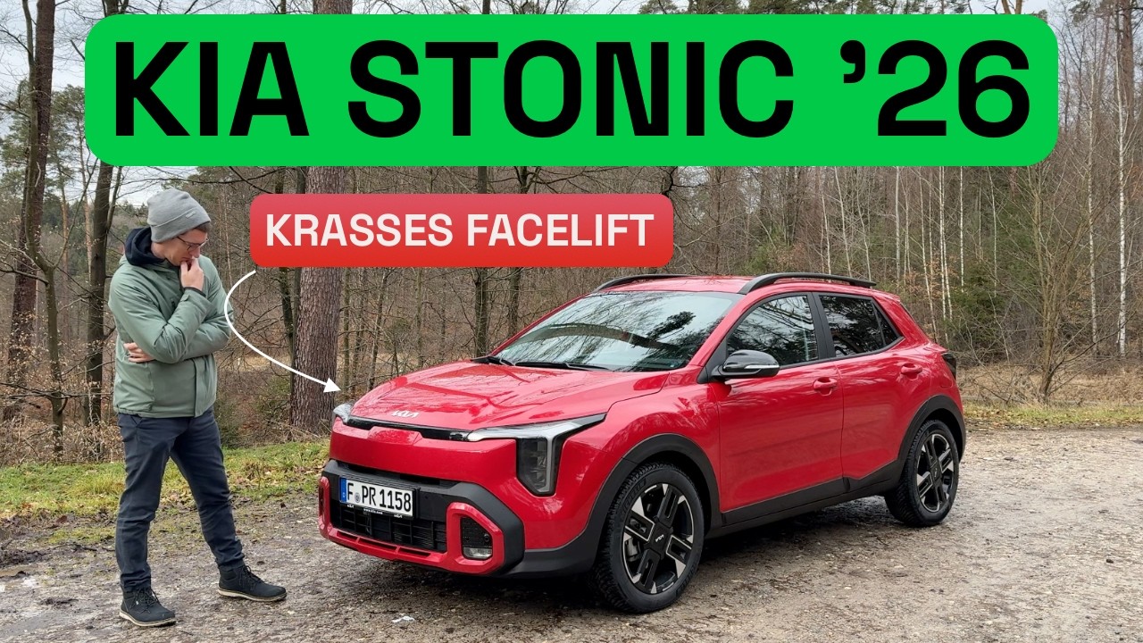 2026 Kia Stonic: 2. Facelift mit brandneuem Cockpit (GT-Line nun günstiger) - Autophorie