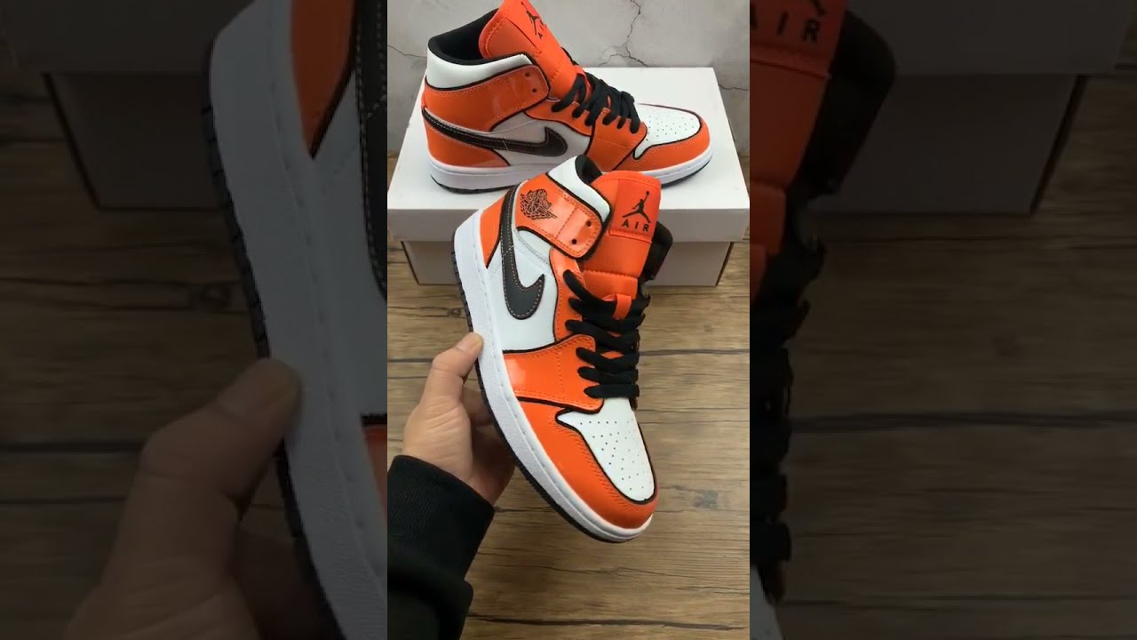 NIKE AIR JORDAN 1 MID AJ1 DD6834-802 Size 36 36.5 37.5 38 38.5 39 40 40.5  41 42 42.5 43 44 44.5 45 - YouTube