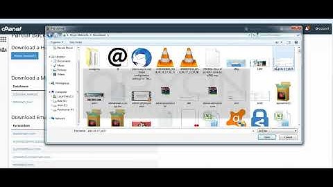 Steps to restore MySQL database via cPanel