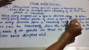 Hausdorff space ||show that every discrete space is Hausdorff space #Topology