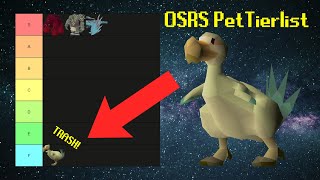 The ONLY correct OSRS pet tier list