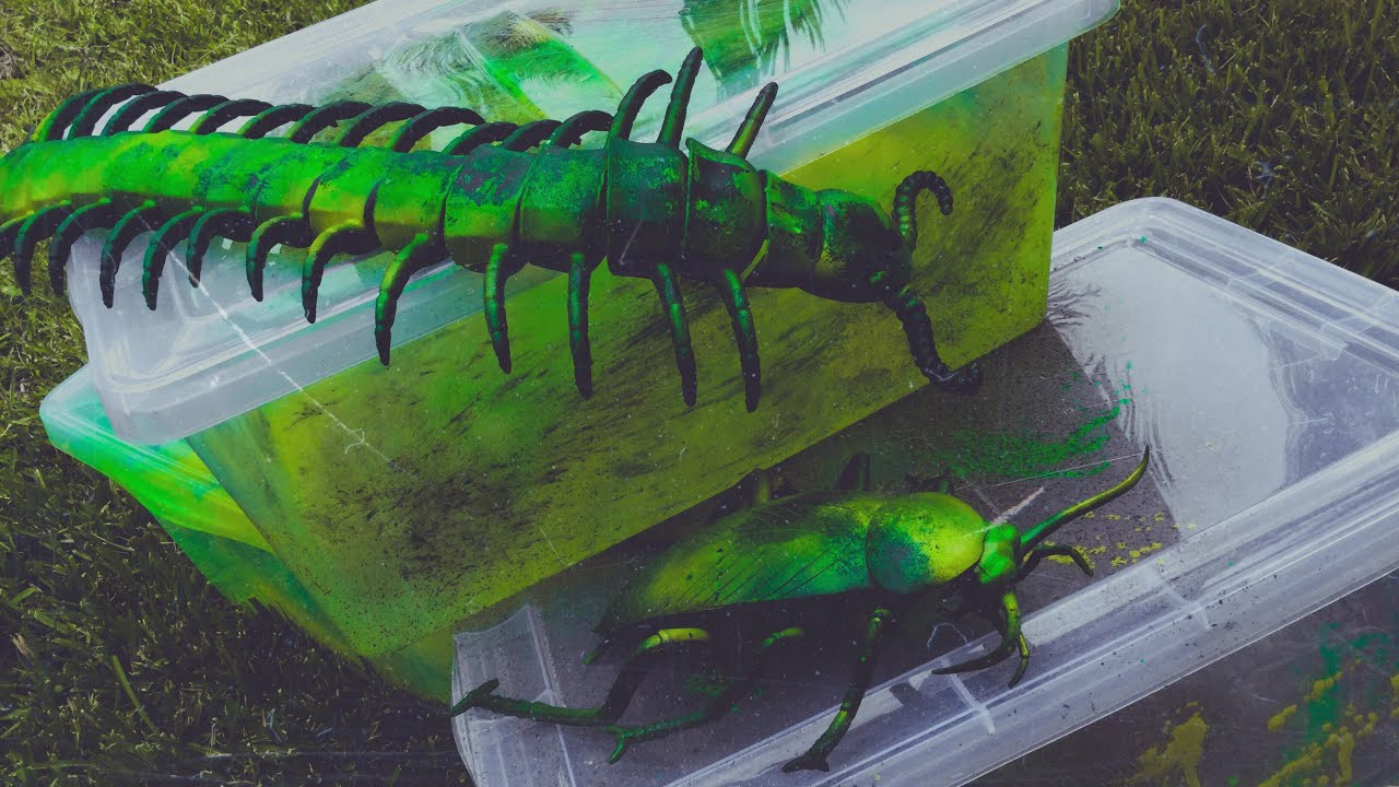 Painting Creepy Insects and Containment Bins | The End Haunted House Build 2018 | Part 7