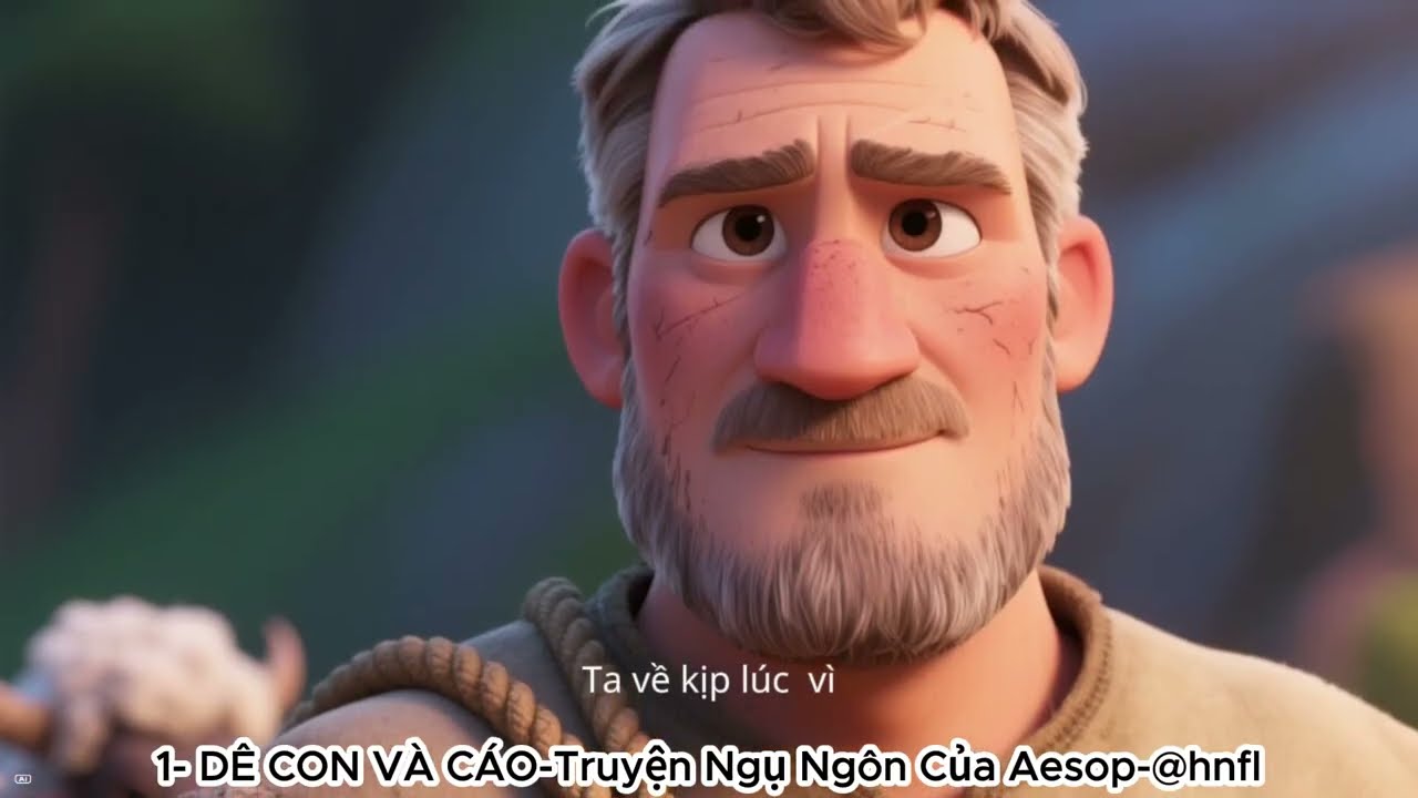 1- DÊ CON VÀ CÁO-Truyện Ngụ Ngôn Của Aesop-@hnfl