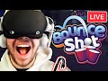 COME PLAY VR PONG WITH ME!  Bounce Shot is amazing, EPIC POGGERS EPIC JUICERS!!!! POG!!!!!!
