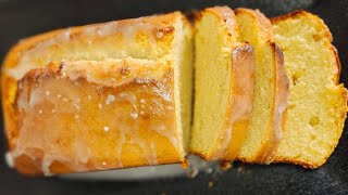 Super Moist & Velvety Lemon Loaf Cake | Easy Recipe with Lemon Glaze