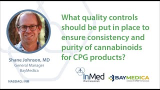 What quality controls should be put in place to ensure consistency and purity of cannabinoids?