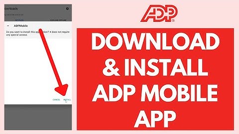 How to Download and Install ADP Mobile App (2022)