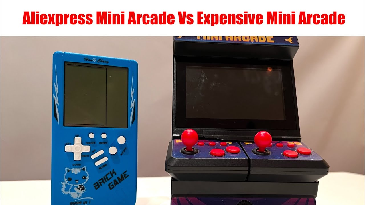 Expensive Mini Arcade Comparing a Aliexpress Mini Arcade to a Expensive Mini Arcade - YouTube
