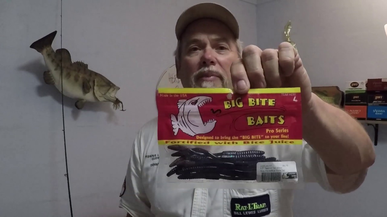 Big Bite Baits Squirrel Tail Worm. 