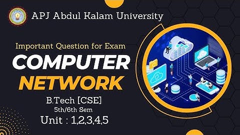 Computer Network AKTU Important Questions [✓UNIT-1,2,3,4,5] #computernetwork #computernetworkaktu