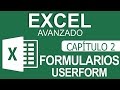 Curso Excel Avanzado - Capitulo 2 - Formularios