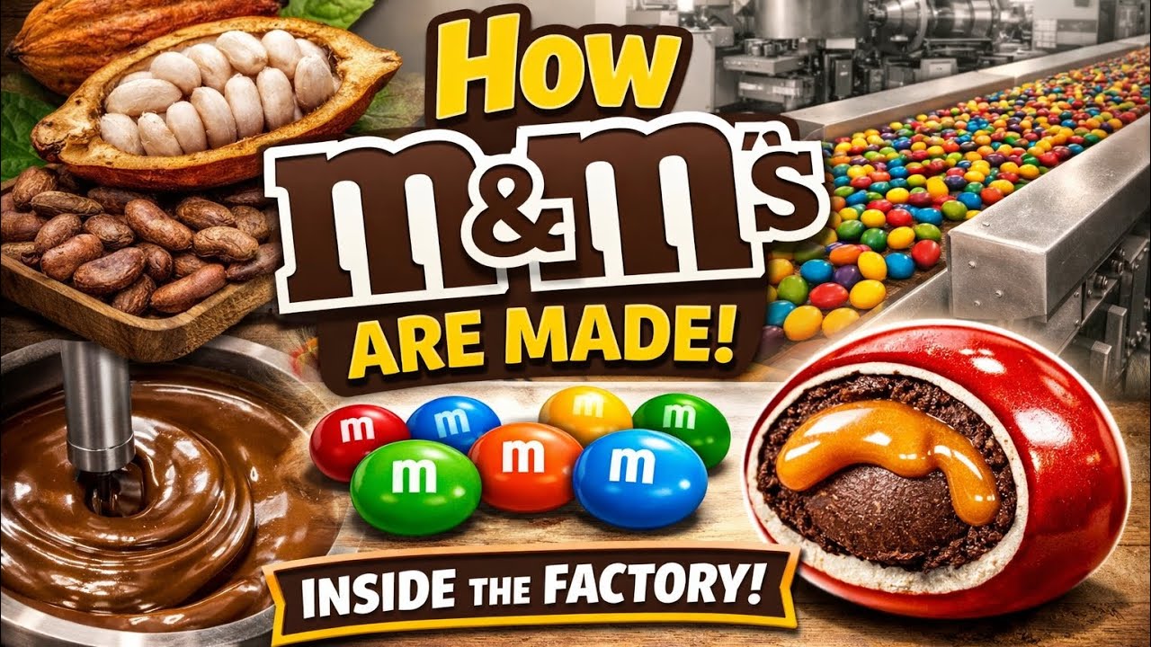 How M&M’s Are Made 🍫 | Inside the Factory That Produces 1 Billion Candies a Day 😱