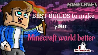 |Make these builds to make your minecraft world better| #trending #minecraft #build