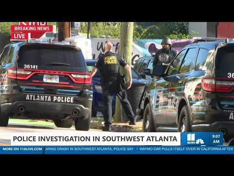Active police scene unfolds in southwest Atlanta