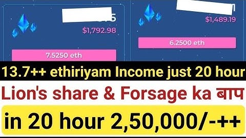 Etherstore Full Plan | 100%/Transparent & Decentralized | Earn Free Ethereum | Nonworking | World