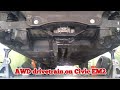 AWD driveline installation on Red's K-series Civic EM2