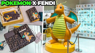 Shopping at Pokemon x Fendi x Fragment Pop Up Shop!