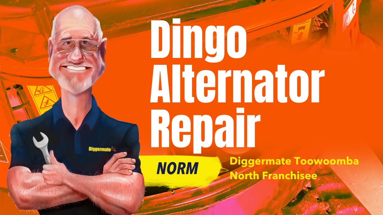Dingo Alternator Repair at Diggermate Toowoomba North YouTube