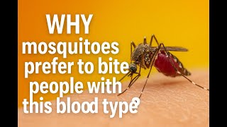 Why Mosquitoes Love Type O Blood | The Strange Science Behind Who Gets Bitten Most 🦟 #doyouknow
