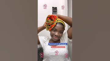 Ankara Headwrap Tutorial #turban #ankara #shorts
