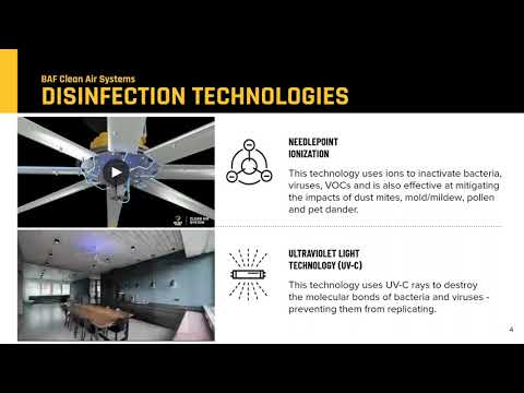 Safe and Effective Air Disinfection Featuring Big Ass Fans