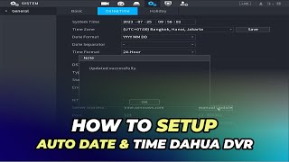 How to Automatically Set Date & Time on Dahua DVR