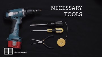 How to install a 4 inch fascia roller shade system