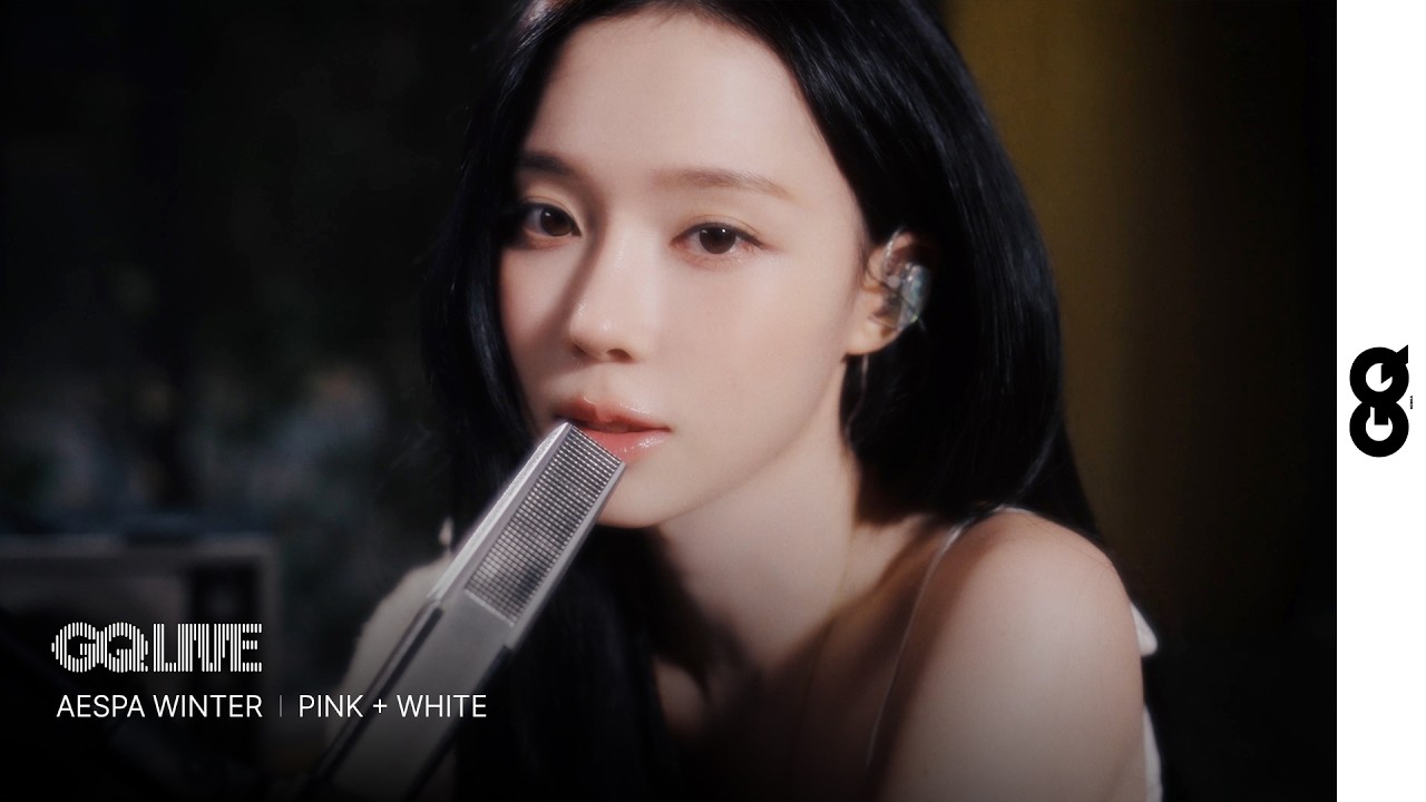 한 겨울의 숲을 닮은 에스파 윈터의 프랭크 오션 'Pink + White' 커버 라이브 (GQ LIVE With aespa WINTER)