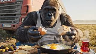 YENİ MACERA GÜN 1-TIR ŞÖFÖRÜ GORİL #yapayzeka #ai #gorillatag #shorts