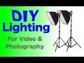 DIY Lighting Under $30 for Video's & Photo's