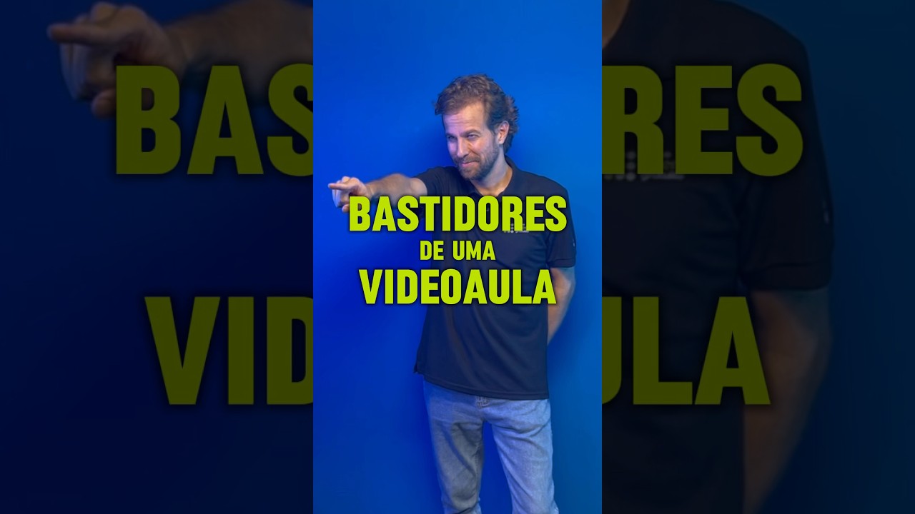 BASTIDORES DE UMA VIDEOAULA! 👀🎬