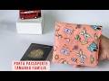 Como fazer Porta Passaporte tamanho família 🌸 Fácil 🌹 Rápido