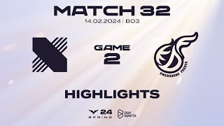 Highlights DRX vs KDF | Game 2 | Tuần 4 Ngày 1 | LCK Mùa Xuân 2024