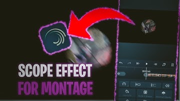 How to create Scope effect for montages on Android